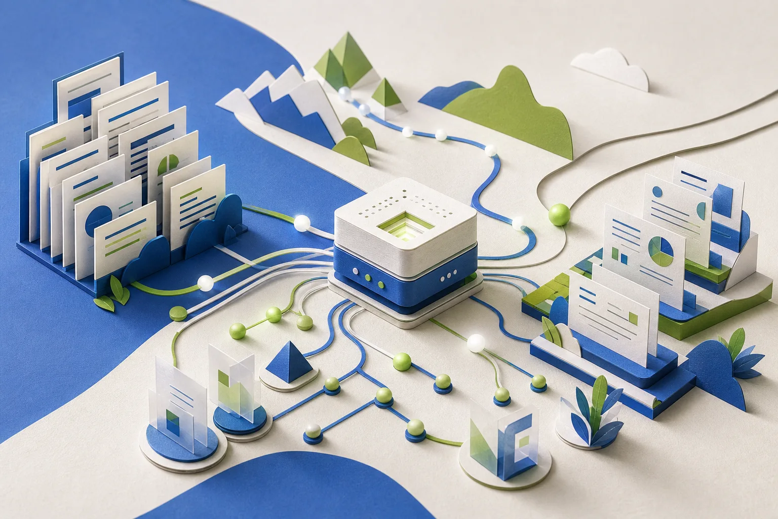 AutoLLM Platform editorial illustration